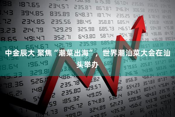 中金辰大 聚焦“潮菜出海”，世界潮汕菜大会在汕头举办