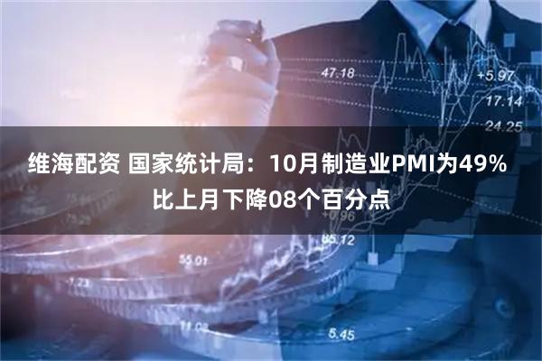 维海配资 国家统计局：10月制造业PMI为49% 比上月下降08个百分点